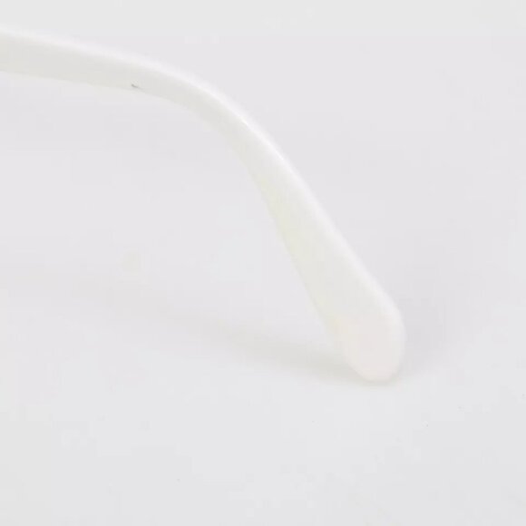 CHANEL Logo Sunglasses Eye Wear Plastic Black White main image 5
